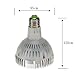 LEDHOLYT 35W(75w Equivalent) PAR30 24pcs LEDs White SpotLight Bulb E26 Project Tracking Light 24 Degree Beam (35W, White)