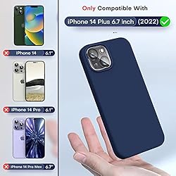 TOCOL [5 in 1 for iPhone 14 Plus Case, 2X Screen