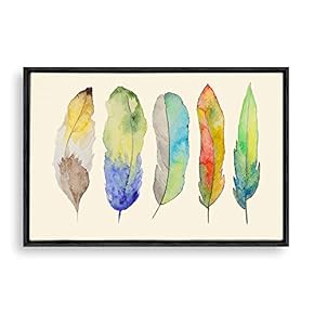 Framed Canvas Wall Art for Living Room, Bedroom Simple Contemporary Style Canvas Prints for Home Decoration Ready to Hanging - 16x24 inches