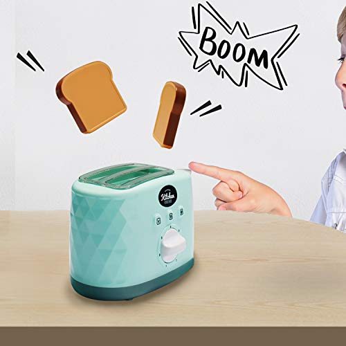 wooden toy toaster and kettle