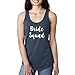 Bride Squad Racerback Tank in Navy - Medium