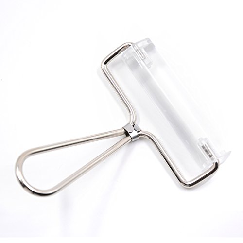 mofa Acrylic Clay Roller,Durable Transparent Rolling Pin Polymer Clay Stamping Tool Roller Brayer (Large)