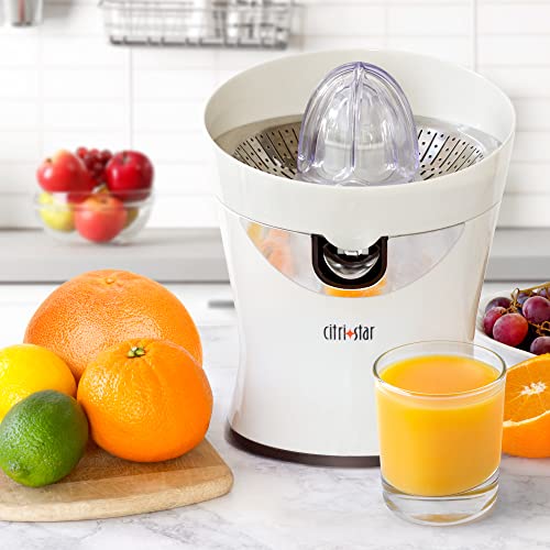 Tribest CitriStar CS1000 Citrus Juicer, Electric Juicer for Oranges