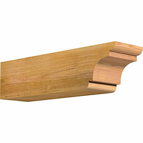 Ekena Millwork RFT06X06X24NEB00RWR New Brighton Rough Sawn Rustic Wood Rafter T…
