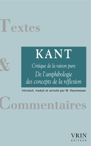 De l'amphibologie des concepts de la réflexion