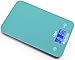 Ozeri Touch II Digital Kitchen Scale with Microban Antimicrobial Product Protection, 18 lb, Teal Blue