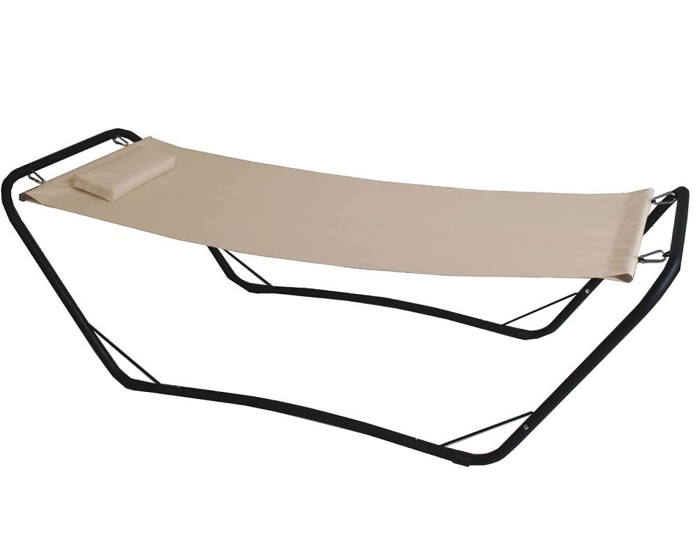Linea Garden Friend A1619021 Hammock with Java Stand, Beige