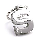 New Arrival Initial Letter S Key Ring with Pouch Bag Z93-M0716