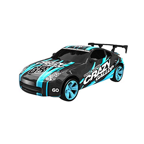 Ranoff RC Drifting Car 1/14 2.4GHz 4WD 15km/h RC Truck with 0.3MP WiFi FPV Camera Car Model Toy (Blue)
