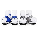WADDLE Cute Golf Shoes Baby Socks For Boys Golf Ball Plush Rattle Newborn Gift Pack 0-12 Months