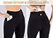 Ewedoos Bootcut Yoga Pants with Pockets for Women High Waist Tummy Control Bootleg Work Pants Non -See-Through Exercise Pants (EW390 Black, X-Large)thumb 3
