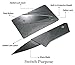 FIVE Credit Card Knife Survival Life Stainless Steel Discreet Folding Multi-functional Knife