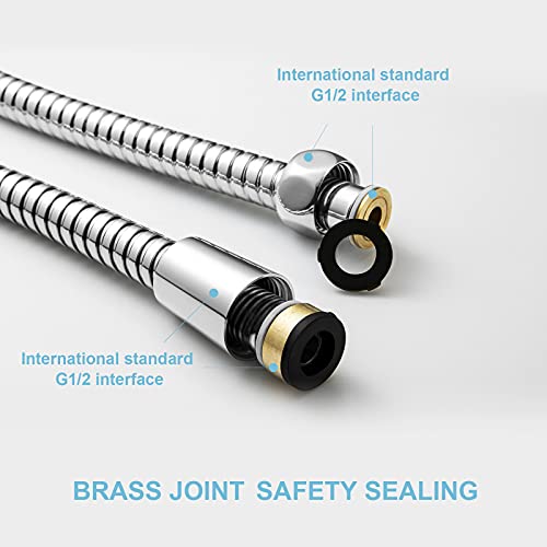 OFFO Shower Hose, Kink Free Stainless Steel Shower Hose Attachment