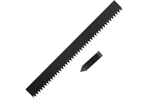 TMEE Landscape Edging Garden Lawn Edging Border 46 inch Strips, 6 inch Depth Hammer in Metal Edging for Landscaping with Clips, Backyard/Lawn/Garden/Playground, 1 Pack