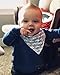 Premium Bandana Bibs for Boys Extra Soft - 8-Pack Baby Boy Drool Bib for Drooling and Teething, Natural Cotton, Hypoallergenic, Organic, Super Absorbent, Bandanas for Infant Boys Girls Toddler, Unisex