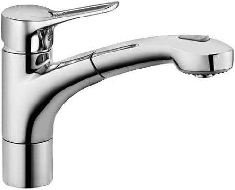 Kludi39 942 05 62 Chrome MX DN 15 Kitchen Sink Tap with Pull-Out Spout - Grey