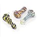 MFHX Handcrafted Glass piece(s), mini Size, (#1, Random Color)