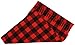 Ted and Jack - Jack's Classic Cashmere Feel Buffalo Check Scarf in Black and Red