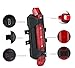 USB Rechargeable Bike Light Set,SCODE Ultra Bright Five Mode Front Light + Four Mode LED Tail Light Set,Easy to Install and Fits On Any Road Bikes