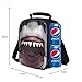 7-Mi KIds Insulated Lunch Bags For Food Children 3D Shark Lunch Tote Box Meals With Shoulder Adjustable Strap And Water Bottle Holder