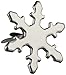 CREATIVE IMPRESSIONS Silver Metal Paper Fasteners 50/Pkg-Snowflakes