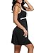HOTOUCH Sexy Nightgown for Womens Full Slips V Neck Straight Dress Nightwear Black M