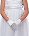 OLIVIA KOO Little girls special occasion communion gloves