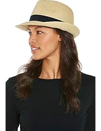 Coolibar UPF 50+ Megan Fedora - Protector solar para mujer