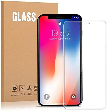 iPhone Xs & iPhone X & iPhone 11 Pro Tempered Glass Screen Protector - Dtdepth Full Coverage Full Glued All Transparent Sturdy Screen Protector with Curved Edge to Edge for iPhone 5.8 inch 2-Pack
