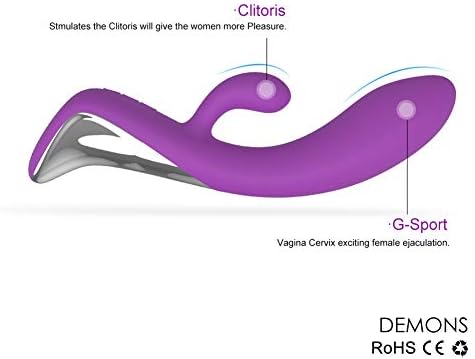 Bullet Vibrant Toy Women Sex Powerful Silent Vibrator Magic Wand Massager 7 Vibration Mode USB Charging,Purple