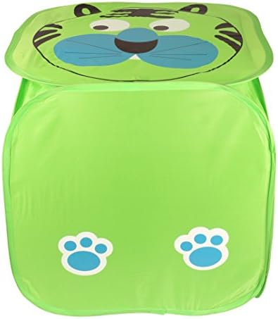 Offspring Pop Up Toy Sack Cum Laundry Basket, Pink
