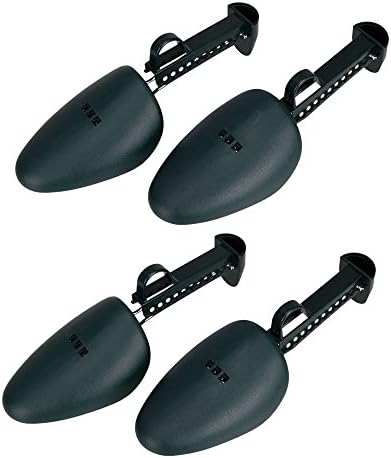 2 Pairs Practical Adjustable Keepers Support Stretcher Shoe Shapers Men Shoes Tree, sizes from 5.5-11.5 (2 Pairs)
