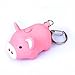 3 Pack PBY Oink Piggy Animal Design Keychain with LED Light and Sound
