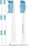 demirdental Replacement Toothbrush Heads fits all Philips Sonicare Snap-On Handles | Medium | 8 Pack