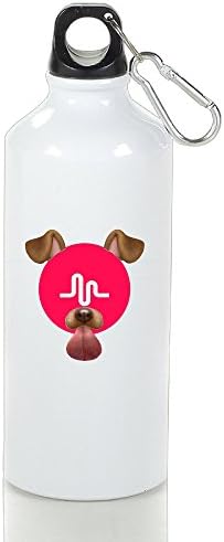 MKCOOK Musically Fan Aluminum Sports Water Bottle