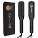 Beard Straightener, Heated Hair Straightening Comb, Electric Hair Straightener Hot Iron Brush for men and women, Dual Voltage/3 Temp Modes/Auto Shut-Off/LED Display/Portable