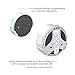 360 Electrical 360573 EasyClip Wall Mount for Amazon Echo Dot (2nd Generation) -Alexa Bracket Stand Holder Case, for Kitchen, Bathroom, Bedroom, Living Room, Office, White