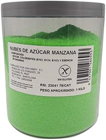 Professional Instant Candy Floss Sugar Cotton Candy 1 Kg (Apple)