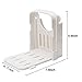 Bread Cutter Guide - Bread Slicing Guide Adjustable Folding Bread Slicer Toast Slicer Toast Cutting Guide Handed Bread Machine Bread Maker for Homemade Bread Bagel Loaf Sandwich White