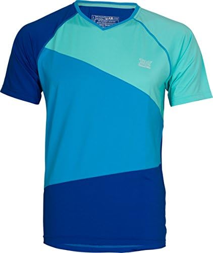 Men's Short Sleeved Running Shirt with V-Neck