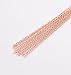 FAERLIIRY Long Tassel Pendant Y Necklace Hollow out Layered Rhombus Leaf Drop Necklace Lariat Chain Jewelry for Women (Rose Gold)