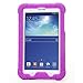 Galaxy Tab 3 Lite 7.0 / Galaxy Tab E Lite 7.0 Case - Poetic [Corner/Bumper Protection][Sound-Amplification] Silicone Case for Samsung Galaxy Tab 3 Lite 7.0 (2014)/ Galaxy Tab E Lite 7.0 (2016) Purple
