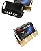 Chirs-Wang Lightweight Q Shape Aluminium Alloy Business Name Card Holder/Organizer/Container/Display for Desktop Collection - Free Laser Engraving Customized Logo - Best Gift Idea(Gold)