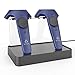 AMVR Dual Charger Magnetic Charging Station/Stand,Support Firmware Upgrade for HTC Vive or Pro Controller (Carbon Fiber)
