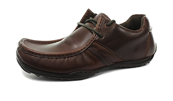 Zapatos tipo mocasines acordonados de cuero negro para hombres, modelo  Kinder, de Red Tape, color marrón, tamaño 45 EU : Amazon.es: Deportes y  aire libre