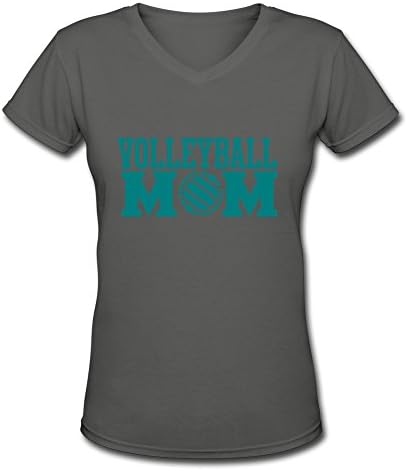 JPMEN Women's Volleyball Mom Design DeepHeather T-shirt XXL