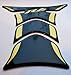Yamaha R6 Piano Black + matt Gold Motorcycle tank Protector pad Decal Sticker