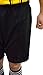 Mens Premium Drawstring Referee Shorts | Black Soccer Shorts for Officials - Black CA6025 M