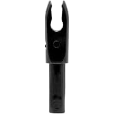 Bohning F Nock - .166 Shafts (4mm, VAP, Nano, Micro), 12 Pack, Black