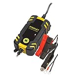 Stanley BC209 Fully Automatic 1.5 Amp 12V Battery Charger/Maintainer with Cable Clamps